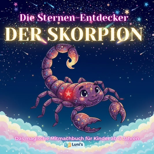 Die Sternen-Entdecker: DER SKORPION – Das magische Mitmachbuch (ab 6 J.) | Mythen, Sterne & Kreativität