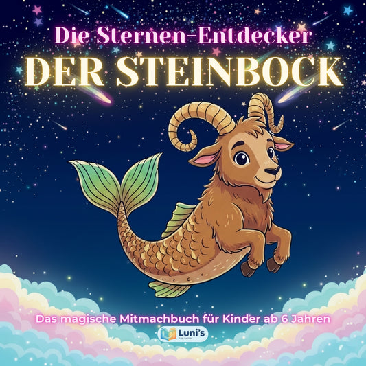 Die Sternen-Entdecker: DER STEINBOCK – Das magische Mitmachbuch (ab 6 J.) | Mythen, Sterne & Kreativität