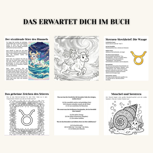Die Sternen-Entdecker: DER STIER – Das magische Mitmachbuch (ab 6 J.) | Mythen, Sterne & Kreativität