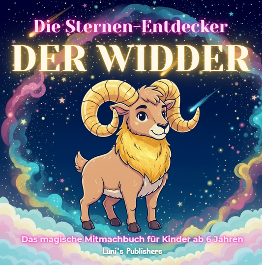Die Sternen-Entdecker: DER WIDDER – Das magische Mitmachbuch (ab 6 J.) | Mythen, Sterne & Kreativität